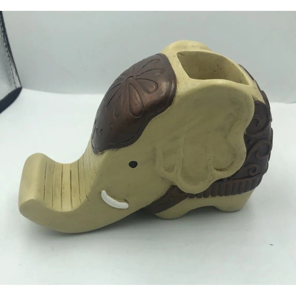 CoolBros Resin Elephant Shaped Pencil Holder Simply Adorable CUTE!!